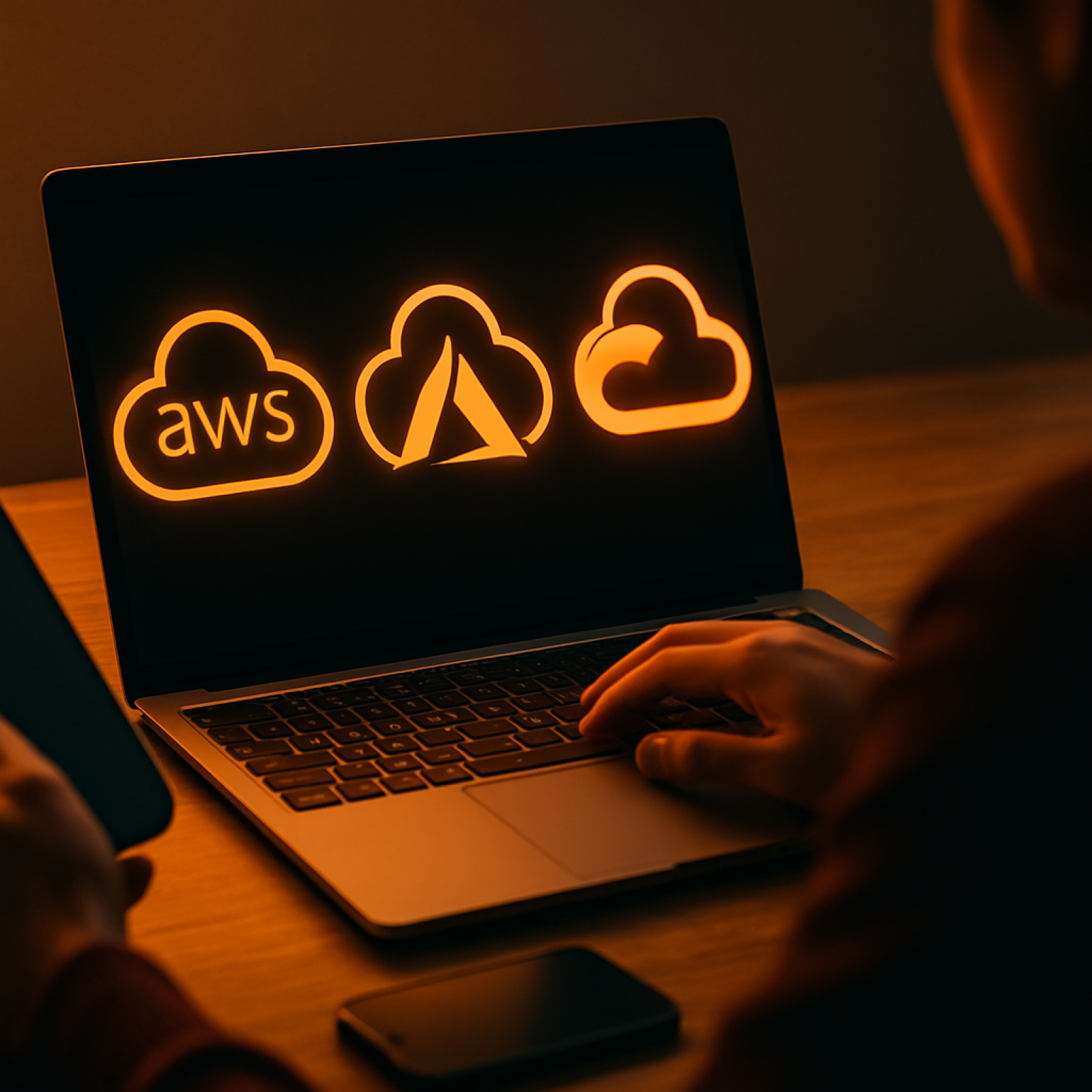 Cloud provider comparison chart showing AWS, Azure, and Google Cloud differences in 2026