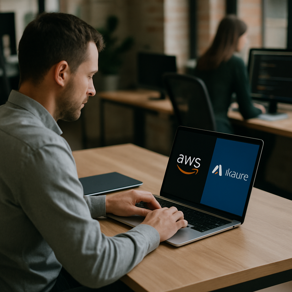 Side by side comparison chart showing AWS vs Azure cloud platform differences