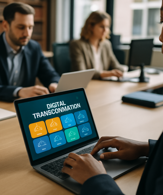Lawyer reviewing case files on a tablet illustrating digital transformation for law firms in 2026