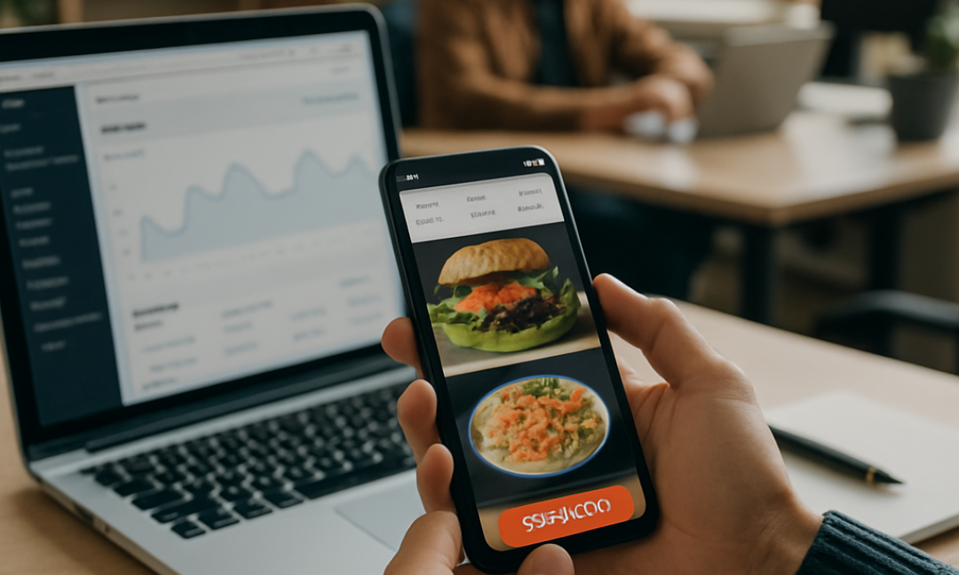 Smartphone screen showing restaurant mobile app features used to boost food orders in 2026