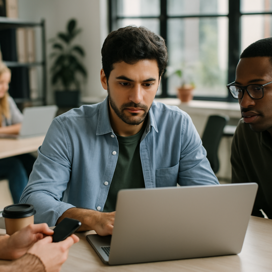 Founder reviewing resumes while avoiding common startup hiring mistakes in 2026