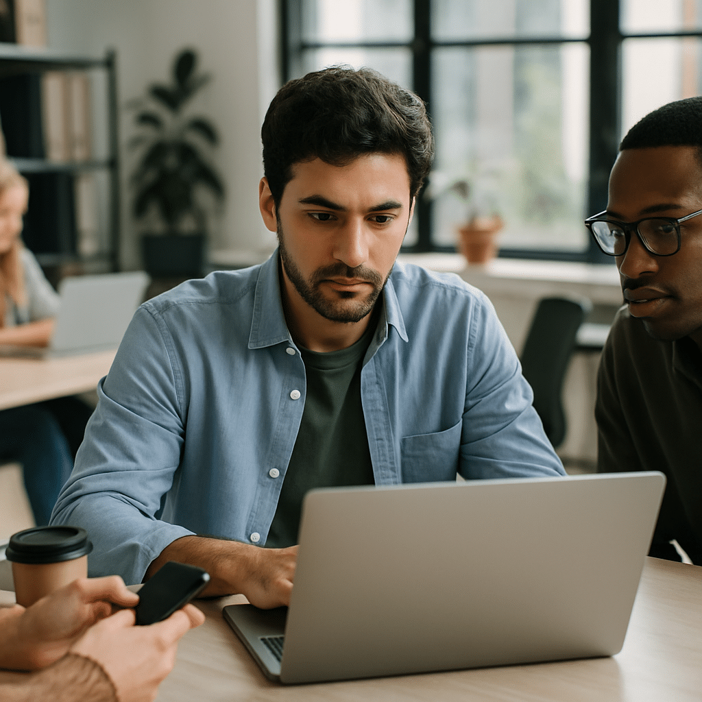Founder reviewing resumes while avoiding common startup hiring mistakes in 2026