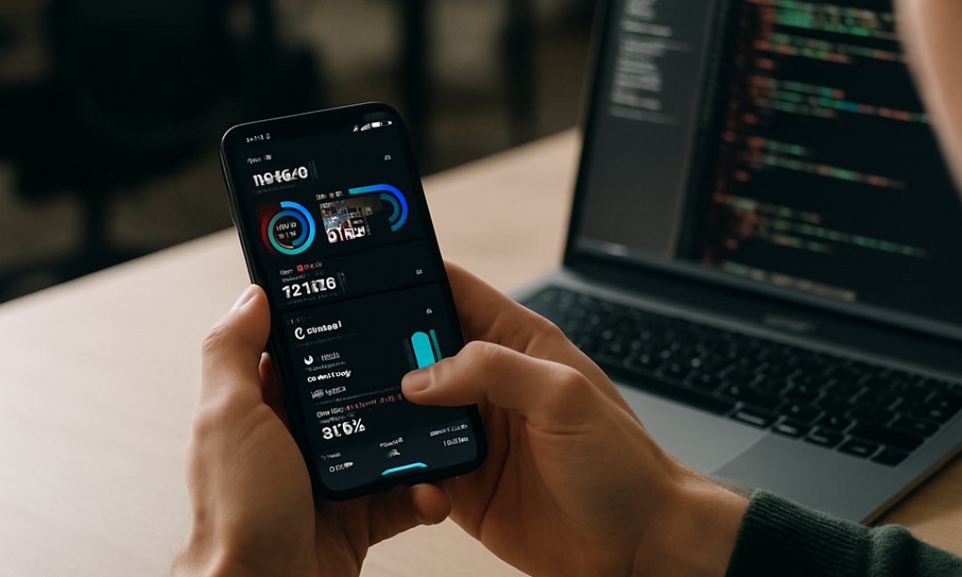 Smartphone showing fitness app features that improve user retention and workout tracking.