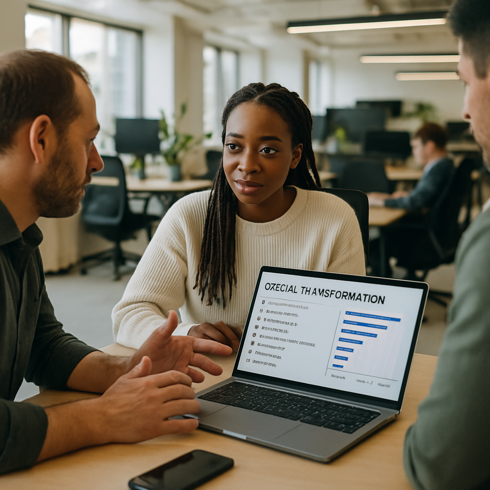 Attorneys reviewing a dashboard illustrating law firm digital transformation results in 2026