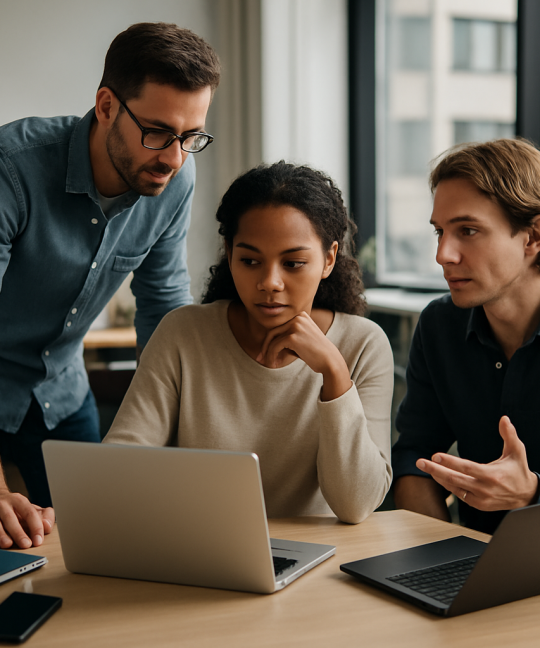 Founder pitching to investors while avoiding common startup fundraising mistakes