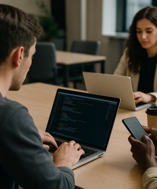 Founder reviewing resumes and avoiding common startup hiring mistakes in 2026