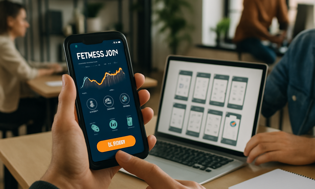 Smartphone showing fitness app features that boost gym member loyalty in 2026