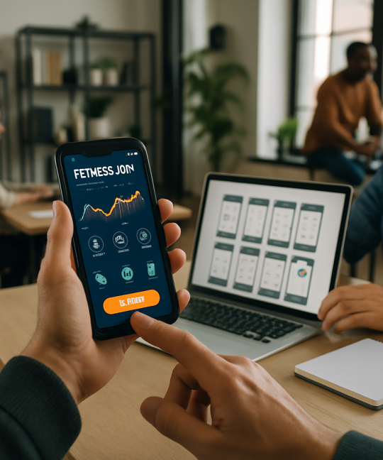 Smartphone showing fitness app features that boost gym member loyalty in 2026