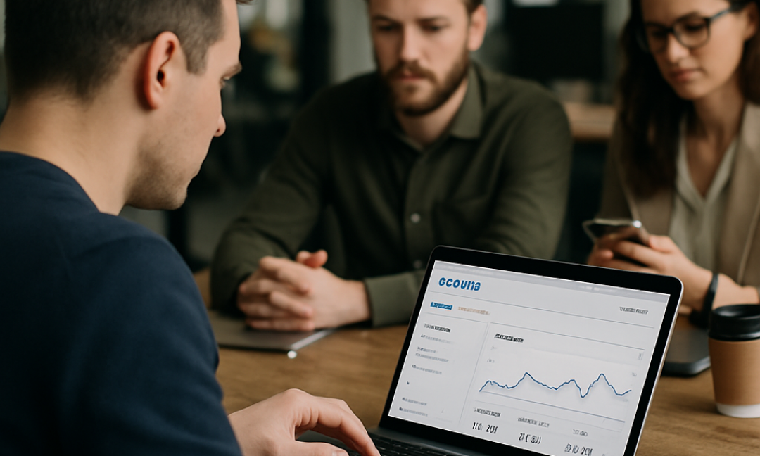 Marketer reviewing LinkedIn ads tactics dashboard for B2B lead generation in 2026