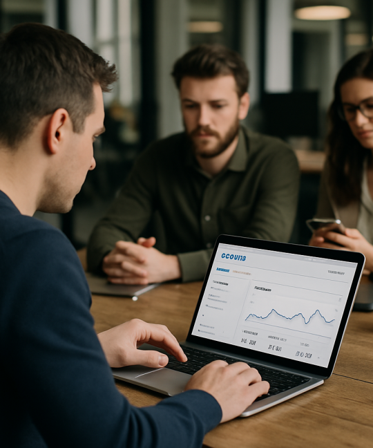 Marketer reviewing LinkedIn ads tactics dashboard for B2B lead generation in 2026