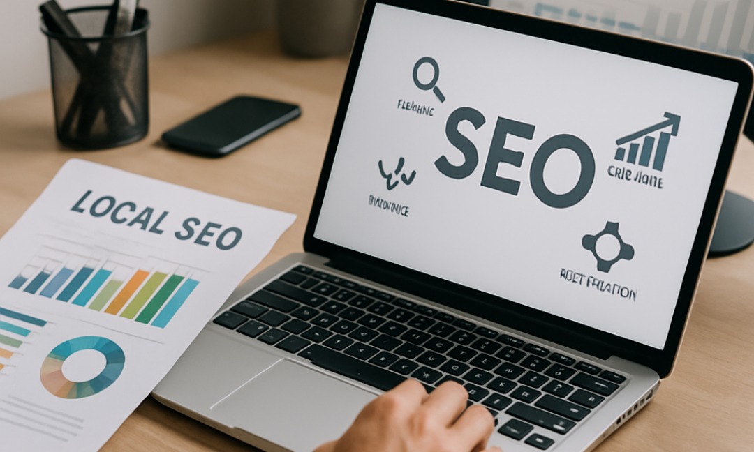 Chiropractor local SEO strategy dashboard showing patient leads and rankings