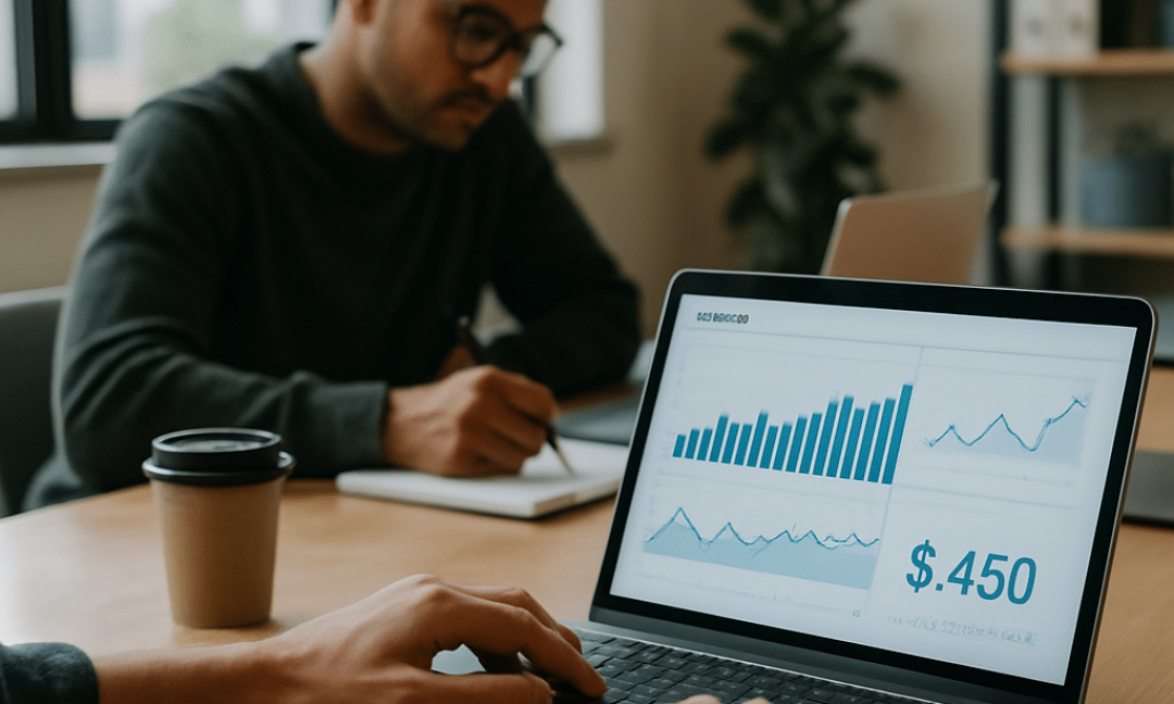 Founder reviewing pitch deck illustrating startup fundraising mistakes to avoid in 2026