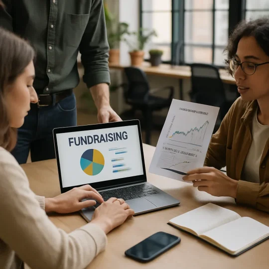 Founder pitching investors illustrating startup fundraising wins in 2026