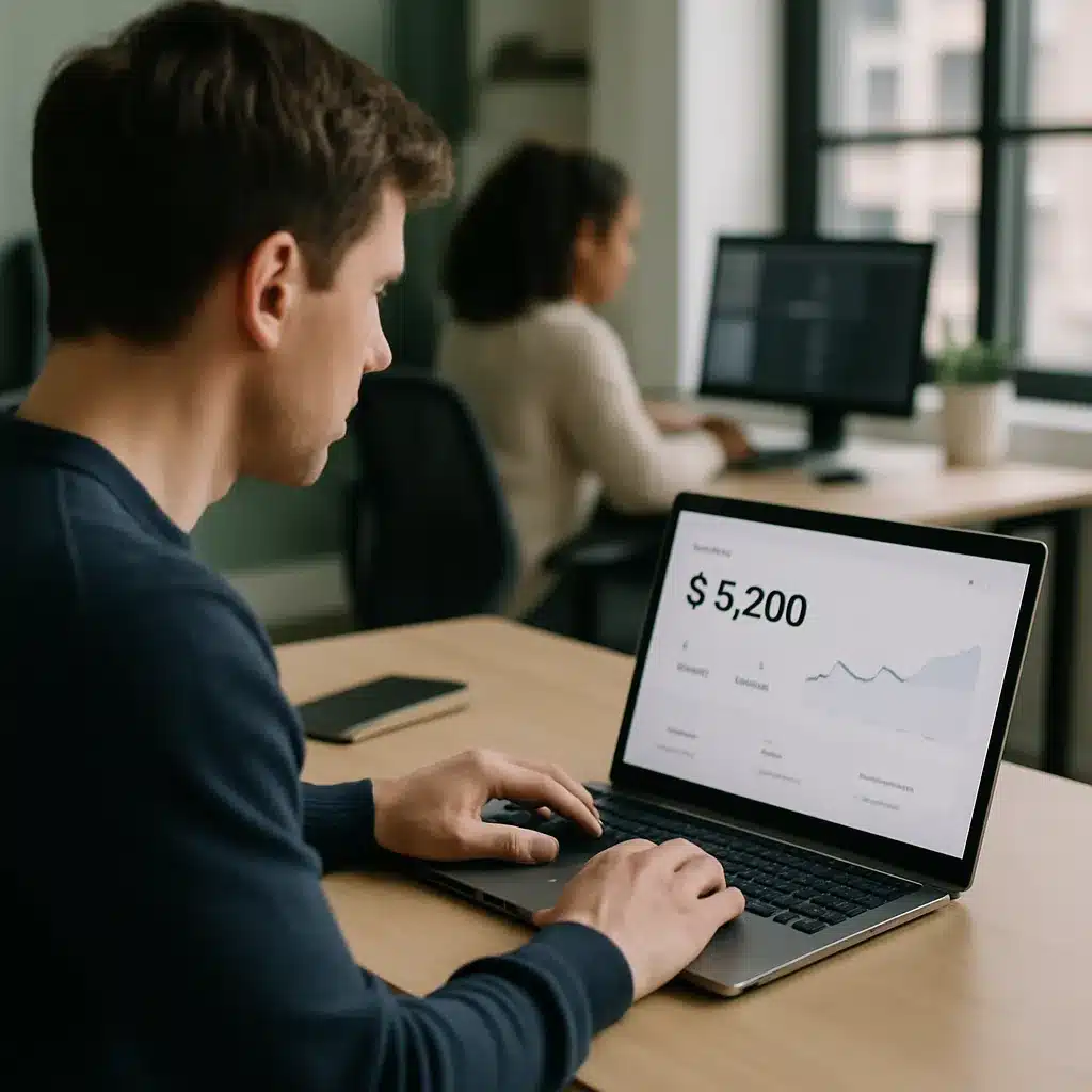 Mobile banking screen illustrating minimalist UX fintech design pitfalls in 2026